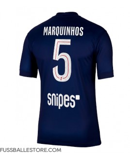 Günstige Paris Saint-Germain Marquinhos #5 Heimtrikot 2025-26 Kurzarm